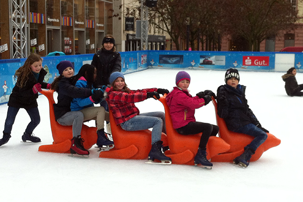 Eislaufen der 4a